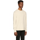 rag and bone Off-White Cashmere Haldon Contrast Sweater