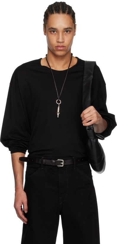 Photo: LEMAIRE Black LS Relaxed T-shirt