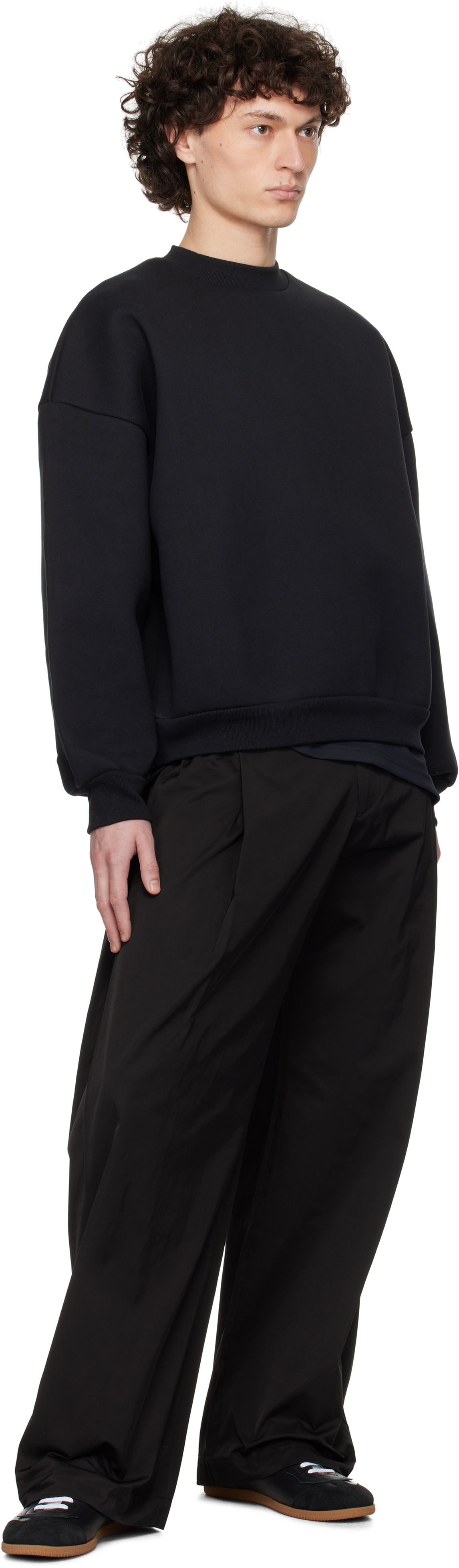 Seventh Black Bermuda Trousers