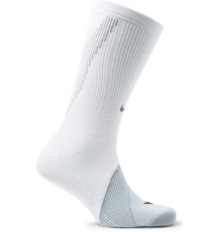 Photo: Nike Running - Spark Cushioned Dri-FIT Crew Socks - White