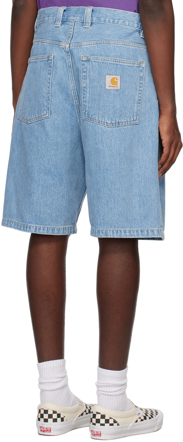 Carhartt Work In Progress Blue Brandon Shorts Carhartt Wip 