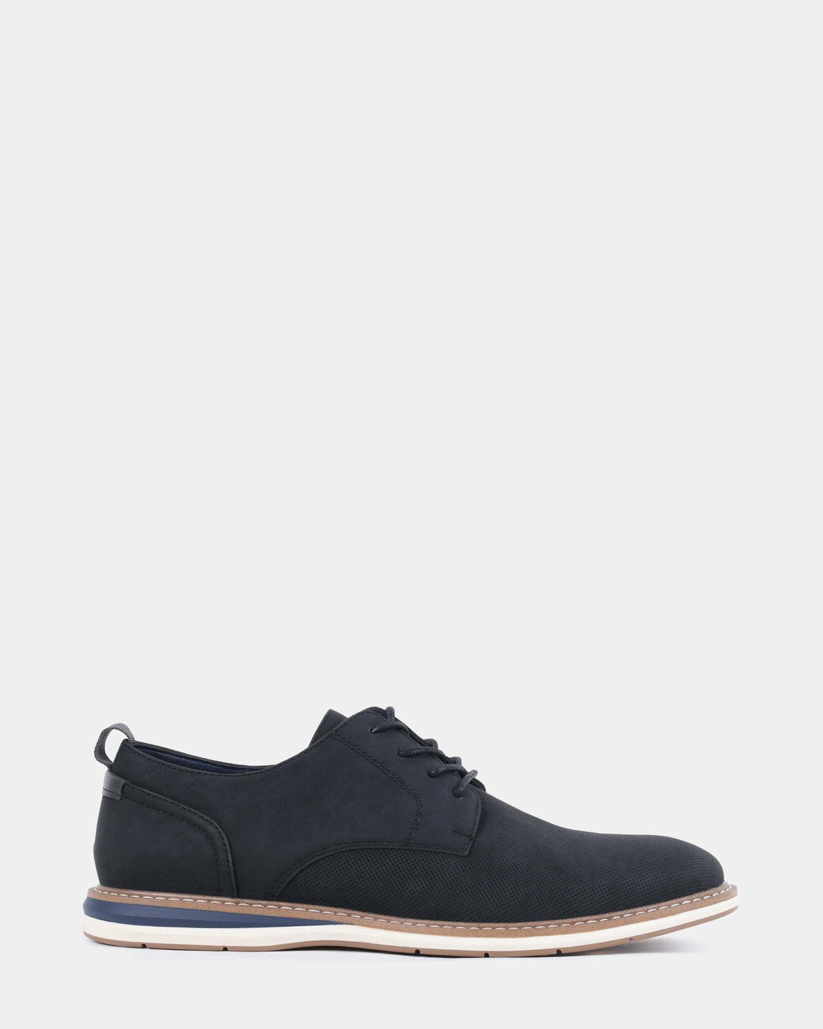 Steve Madden Bradock Casual Shoes in Black Nubuck