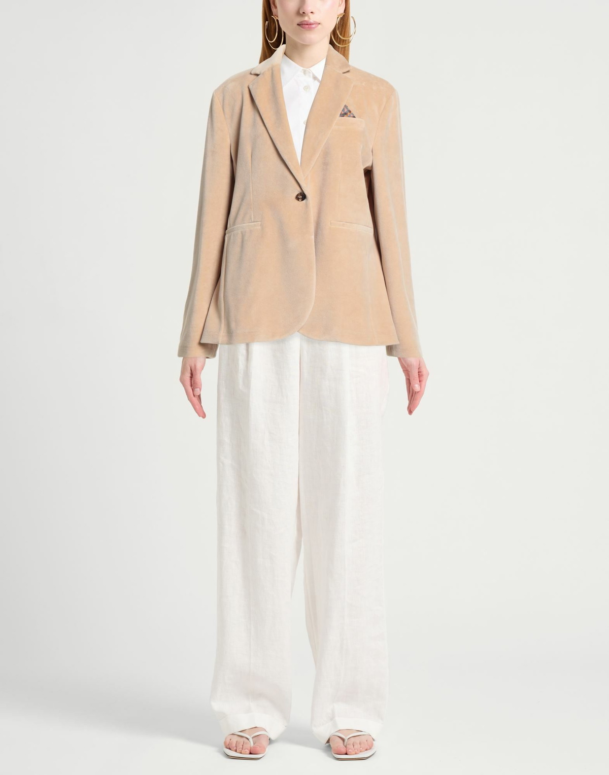 Circolo 1901 Womens Blazer in Beige