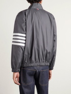 Thom Browne - Striped Ripstop Track Jacket - Gray