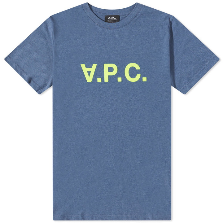 Photo: A.P.C. VPC Neon Logo Tee