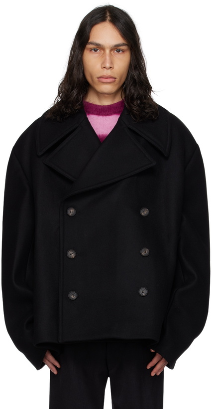 Photo: EGONlab Black Oversized Peacoat