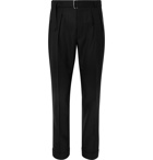 OFFICINE GÉNÉRALE - Hugo Tapered Pleated Virgin Wool Suit Trousers - Blue