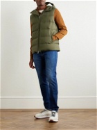 Loro Piana - Quilted Padded Shell Hooded Gilet - Green