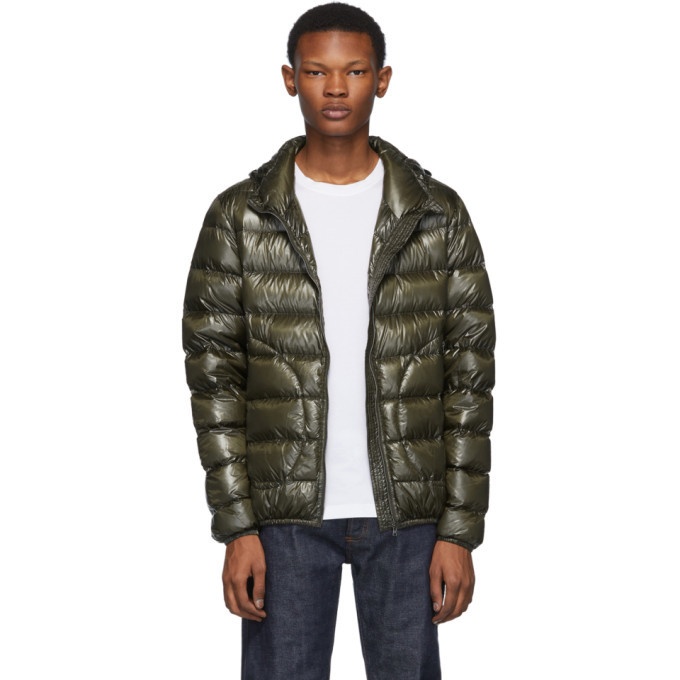 Herno Green Down Hooded Jacket Herno