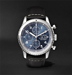 Breitling - Navitimer 8 Automatic Chronograph 43mm Steel and Leather Watch - Black