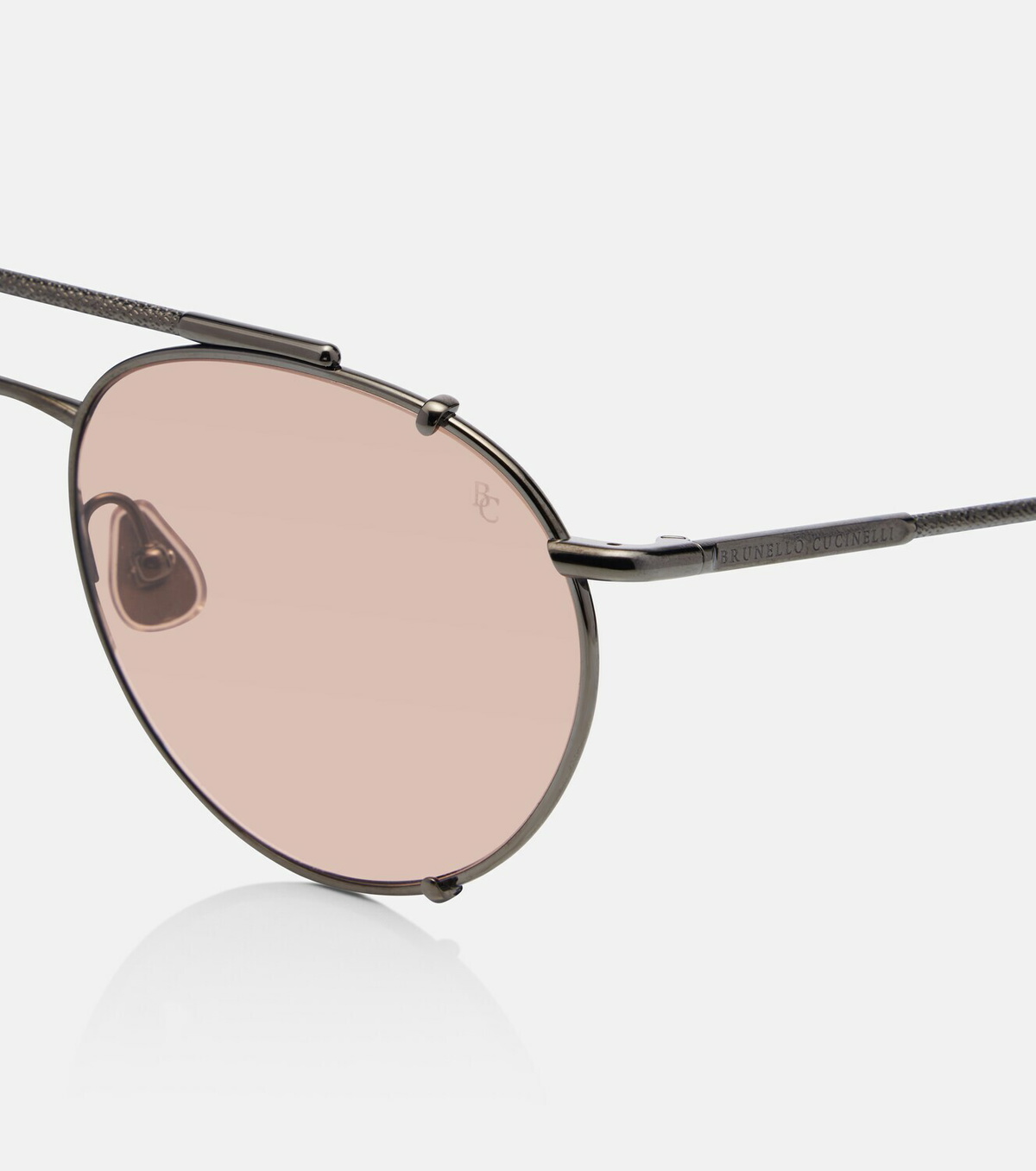 Brunello Cucinelli Timeless Reflection aviator sunglasses