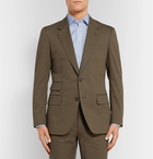 Kingsman - Eggsy's Olive Stretch-Cotton Twill Suit Jacket - Green