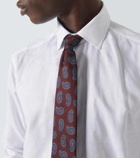 Etro Paisley jacquard silk tie