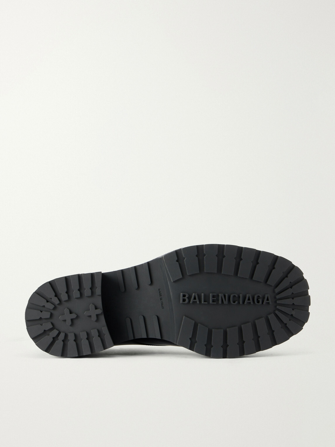 Balenciaga - Venom Leather Derby Shoes - Black