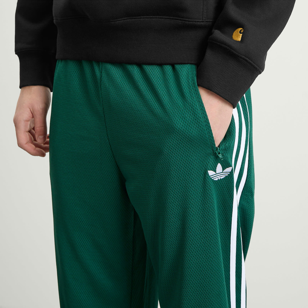 Adidas Men's Firebird Track Pant in Collegiate Green