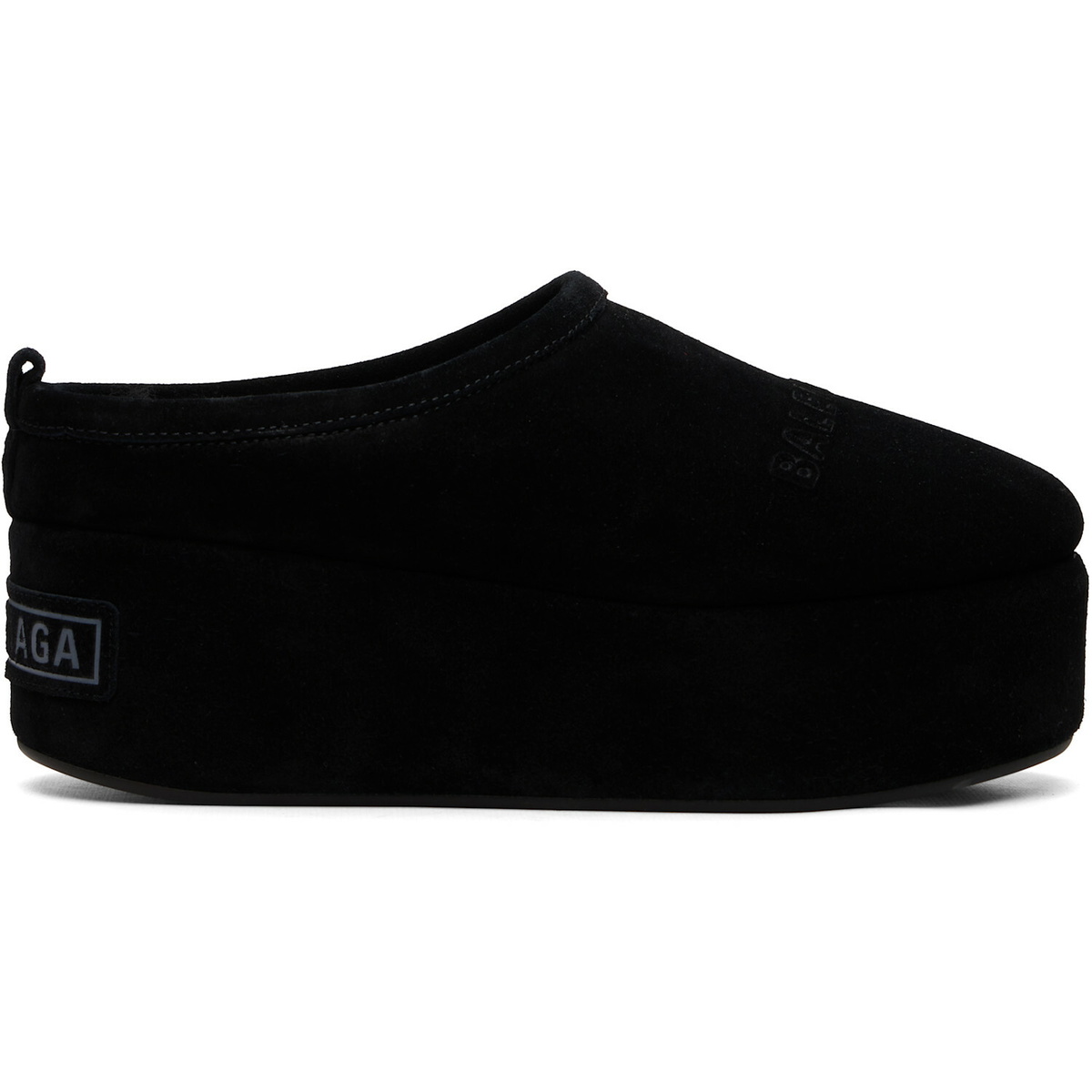 Balenciaga Black Alaska Soft Platform Loafers