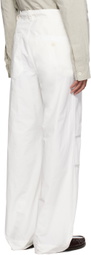 MHL by Margaret Howell Off-White Parachute Trousers