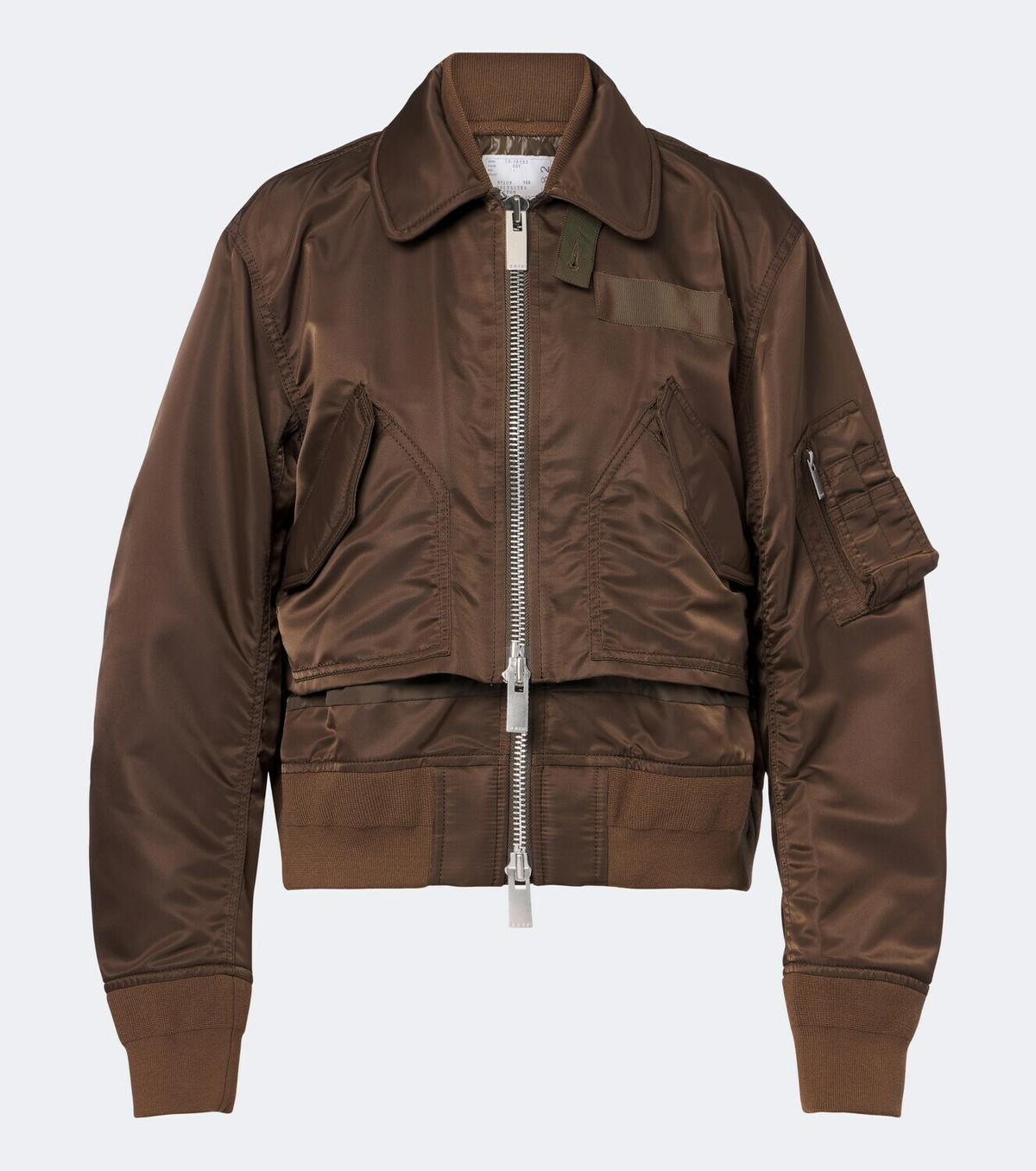 Sacai Layered technical bomber jacket