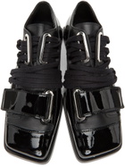 Georges Wendell Black Patent GW Formal Derbys