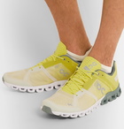 On - Cloudflow Rubber-Trimmed Mesh and Shell Running Sneakers - Yellow