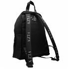 Valentino Men's VLTN Backpack in Black/White