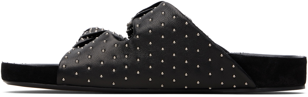 Isabel Marant Black Lennyo Bow Sandals
