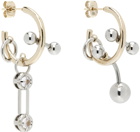 Justine Clenquet Gold & Silver Debbi Earrings