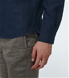 Derek Rose - Monaco 2 long-sleeved linen shirt