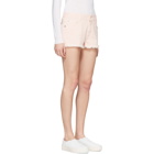 Stella McCartney Pink Denim Cut Off Shorts