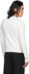 Dion Lee Off-White Paneled Long Sleeve T-Shirt