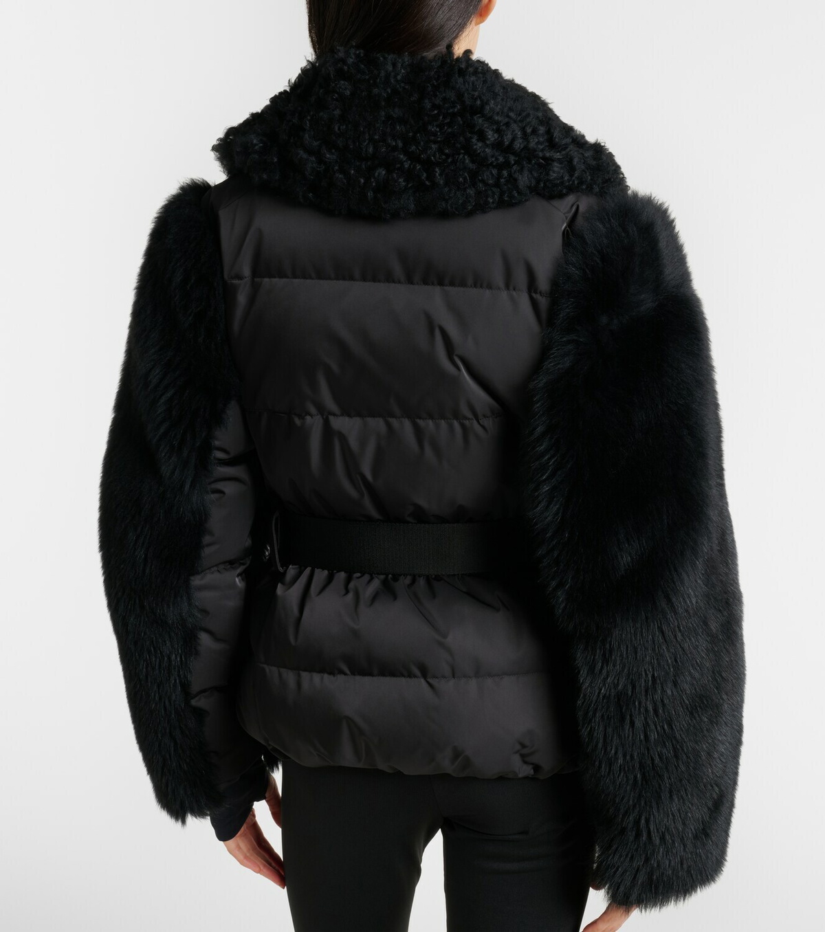 Moncler Grenoble Valdivian shearling down jacket
