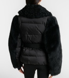 Moncler Grenoble Valdivian shearling down jacket