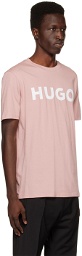 Hugo Pink Regular-Fit T-Shirt