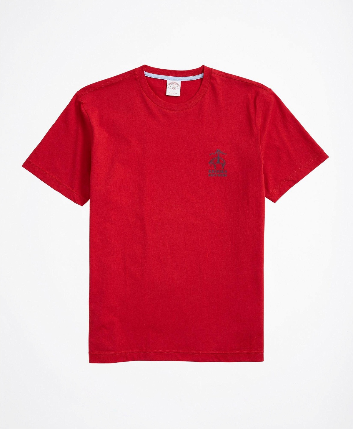 Photo: Brooks Brothers Men's 1818 Graphic T-Shirt | Dark Red