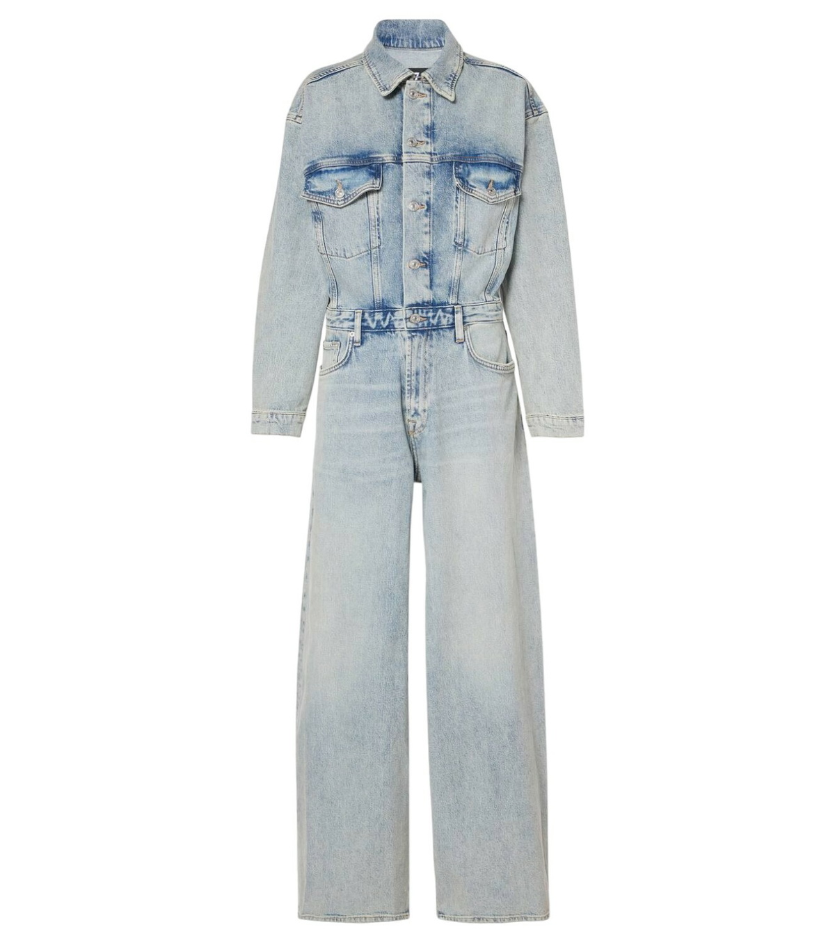 7 For All Mankind Western denim jumpsuit 7 For All Mankind