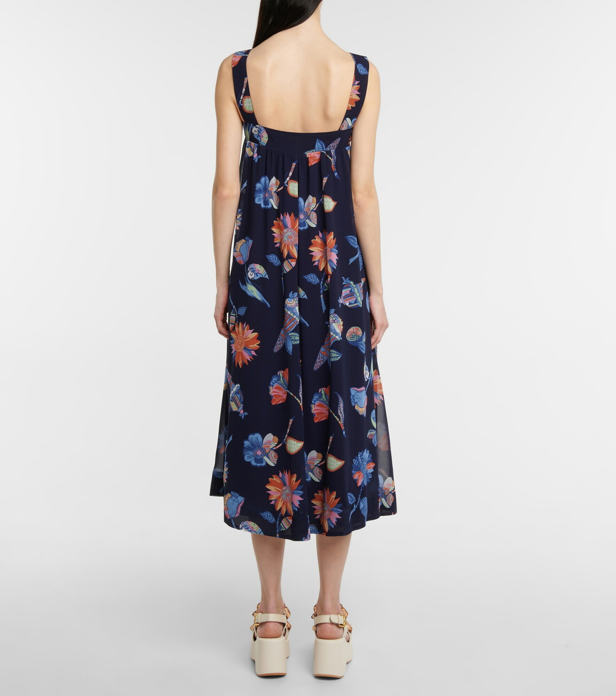 See By Chloe - Floral georgette midi dress
