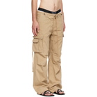 Raimundo Langlois Beige Double Fly Cargo Pants