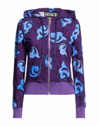 Versace Jeans Couture Womens Sweatshirt in Purple