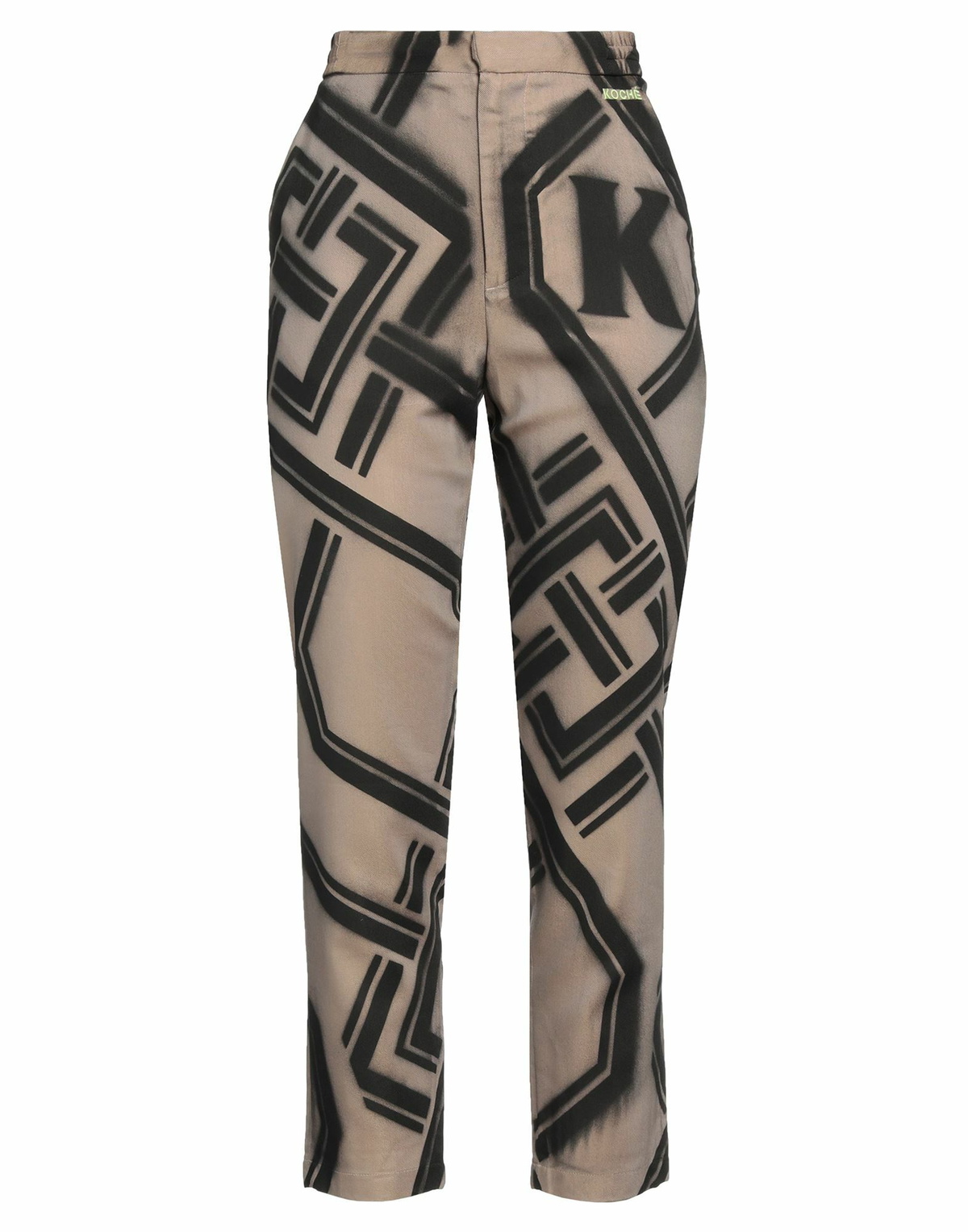 Koché Womens Pants Taupe