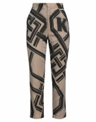 Koché Womens Pants Taupe