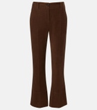 Brunello Cucinelli Cropped cotton flared pants