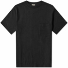 Snow Peak Men's Recycled Cotton Heavy T-Shirt in Black