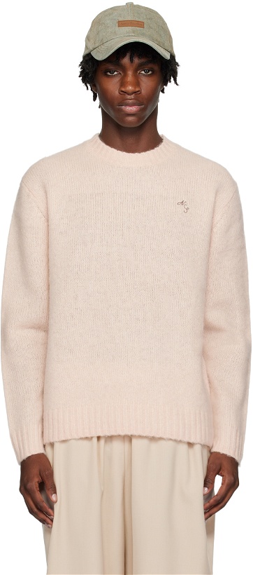 Photo: Acne Studios Pink Brushed Sweater