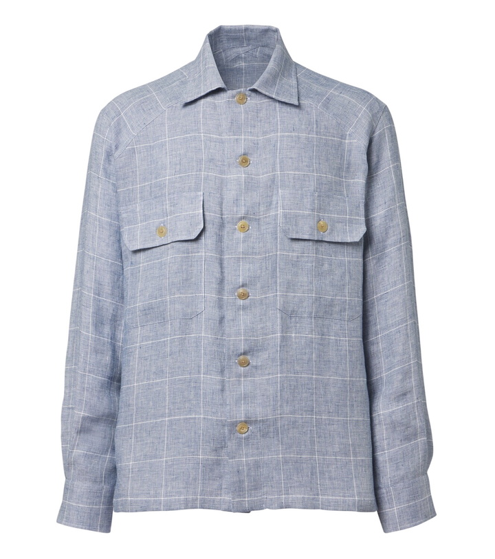 Photo: Ralph Lauren Purple Label Checked linen jacket