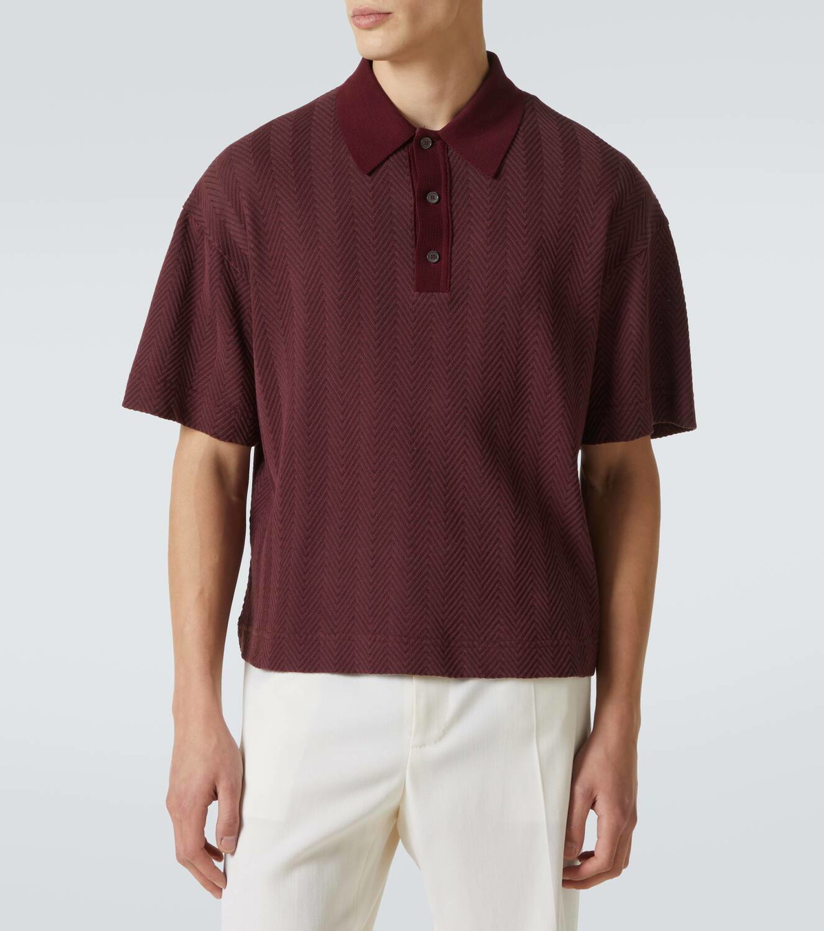 Missoni Zigzag cotton-blend polo shirt