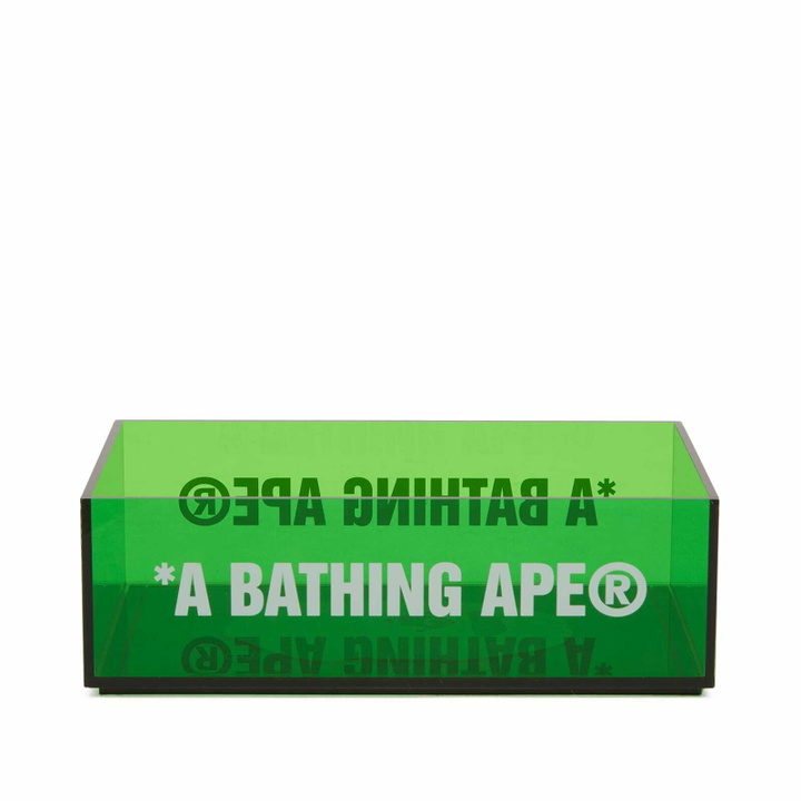 Photo: A Bathing Ape Men's Bape Stacking Acrylic Case in Green 