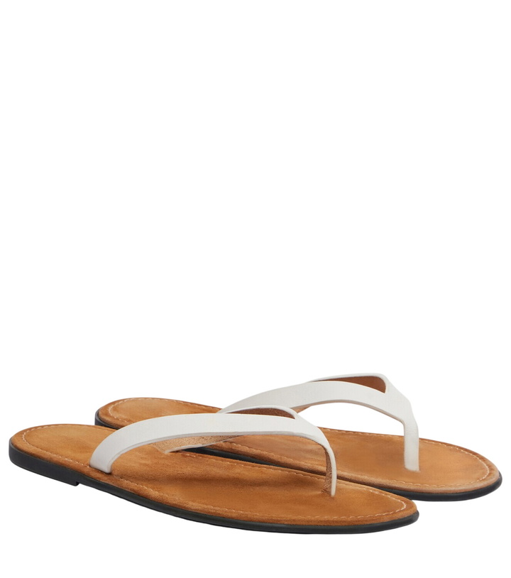 Photo: The Row Beach leather thong sandals
