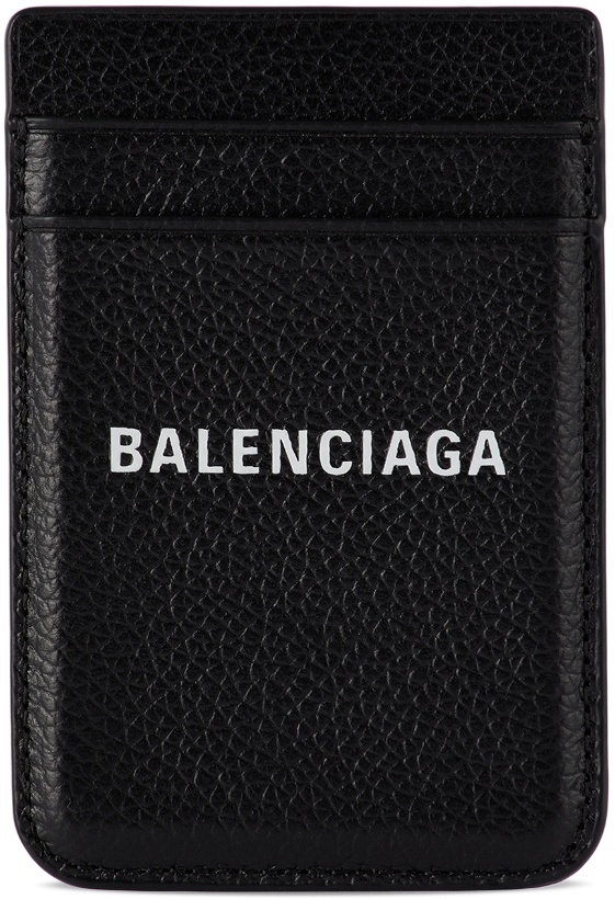 Photo: Balenciaga Black Cash Magnet Card Holder