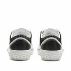 Burberry Men's Kai Overlay Check Sneakers in Black/White