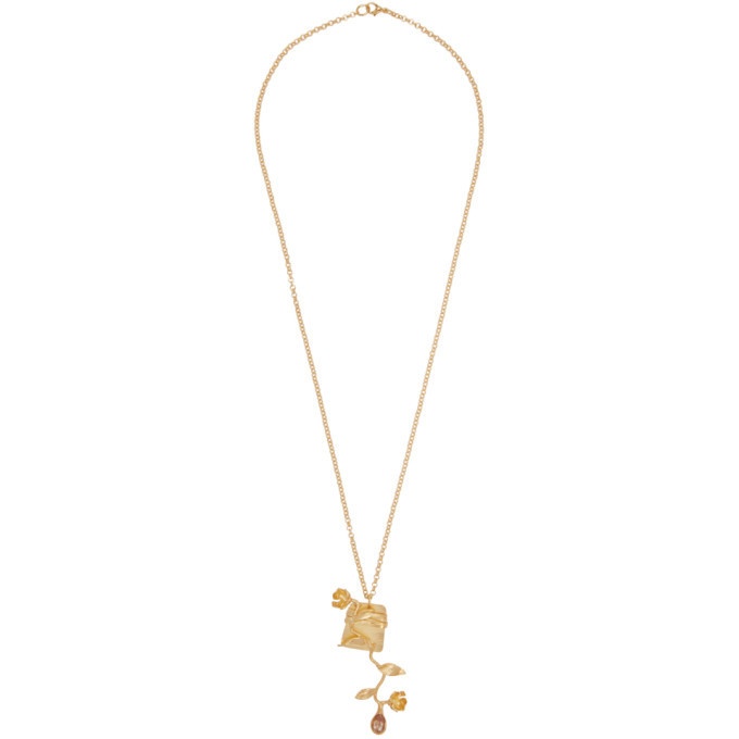 Photo: Rochas Homme Gold Charm Necklace